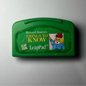 LeapFrog LeapPad Richard Scarry’s Things to Know Cartridge Educational Game